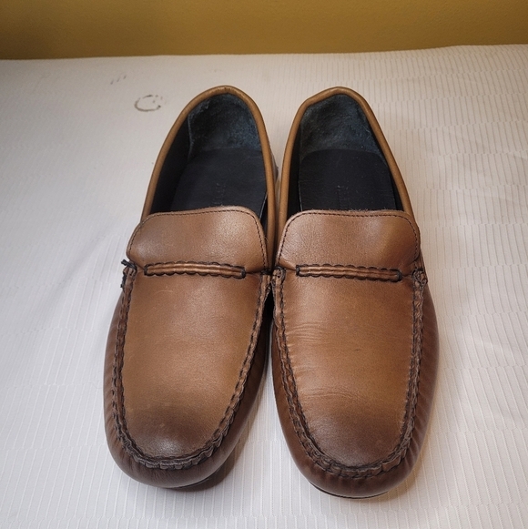 NWOT Allen Edmonds Super Sport Brown Leather Loafers sz 8.5 main image 6
